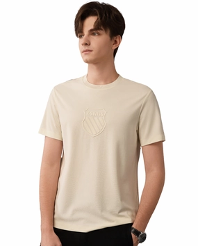 109880-115 | MEN'S K-SWISS LOGO T-SHIRT | WHITE/SPECIAL