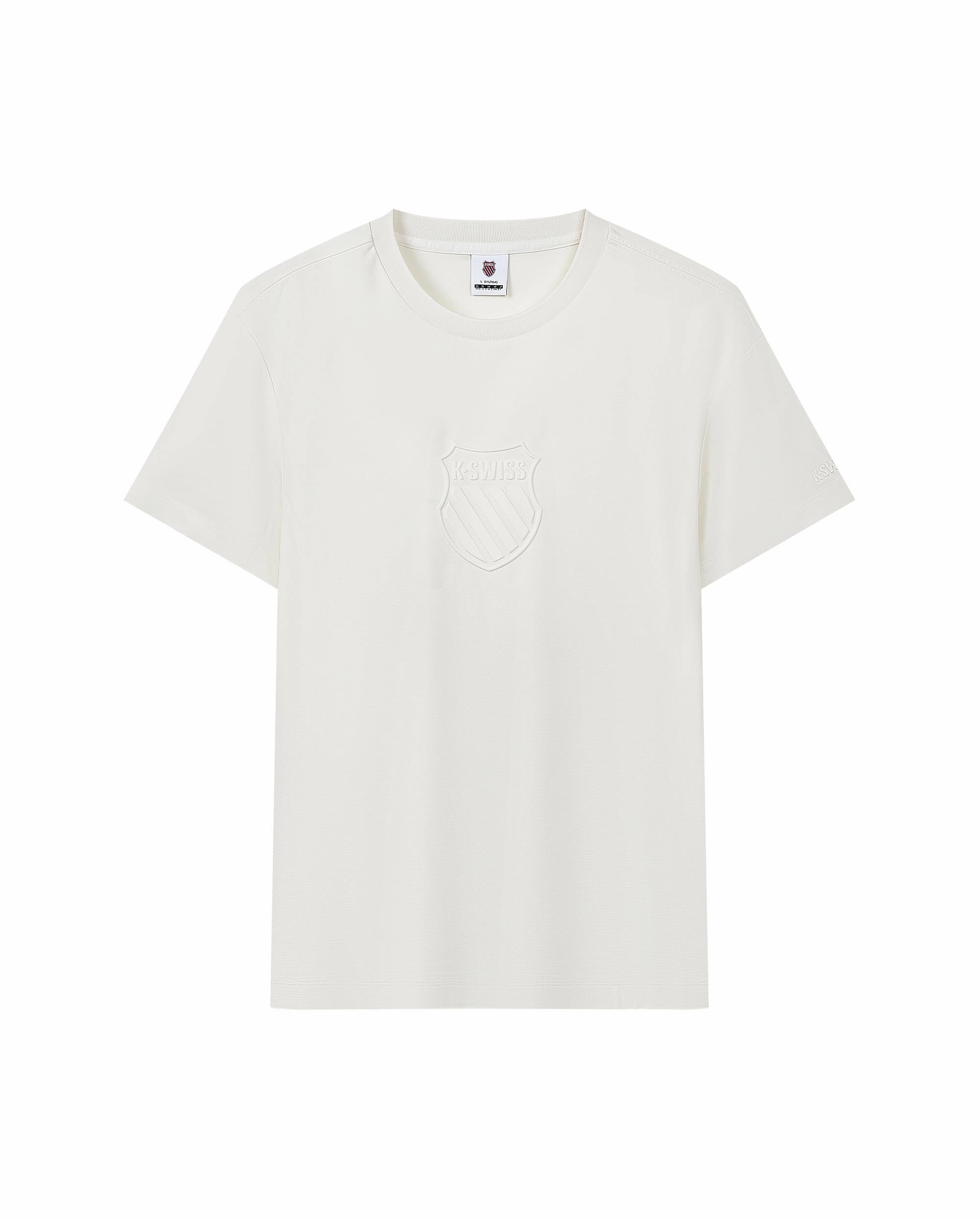 109880-115 | MEN'S K-SWISS LOGO T-SHIRT | WHITE/SPECIAL