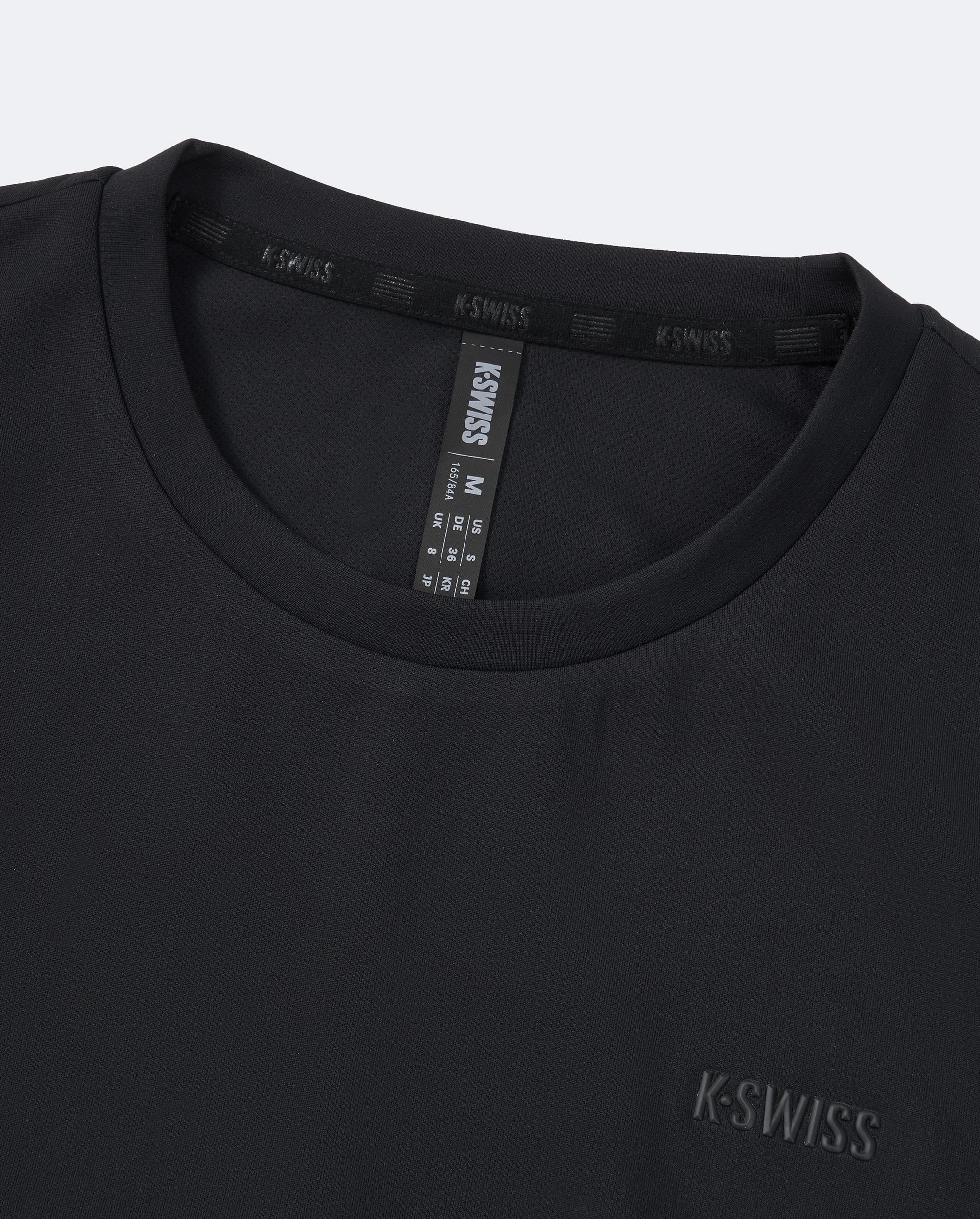 1911562-008 | WOMEN'S K-SWISS LOGO T-SHIRT | BLACK