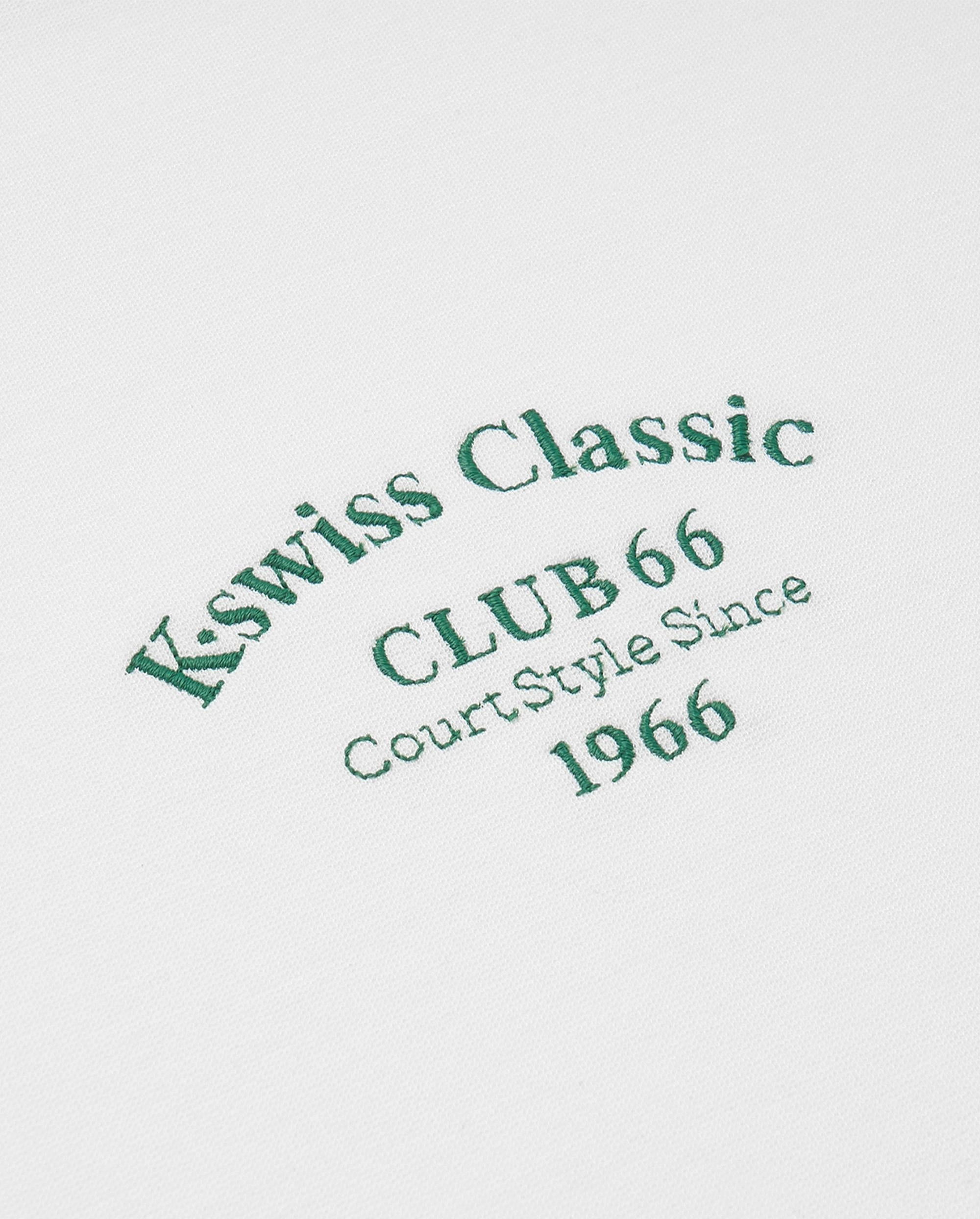 198424-101 | WOMEN'S EMBROIDERED K-SWISS LOGO LOOSE FIT T-SHIRT | WHITE/WHITE