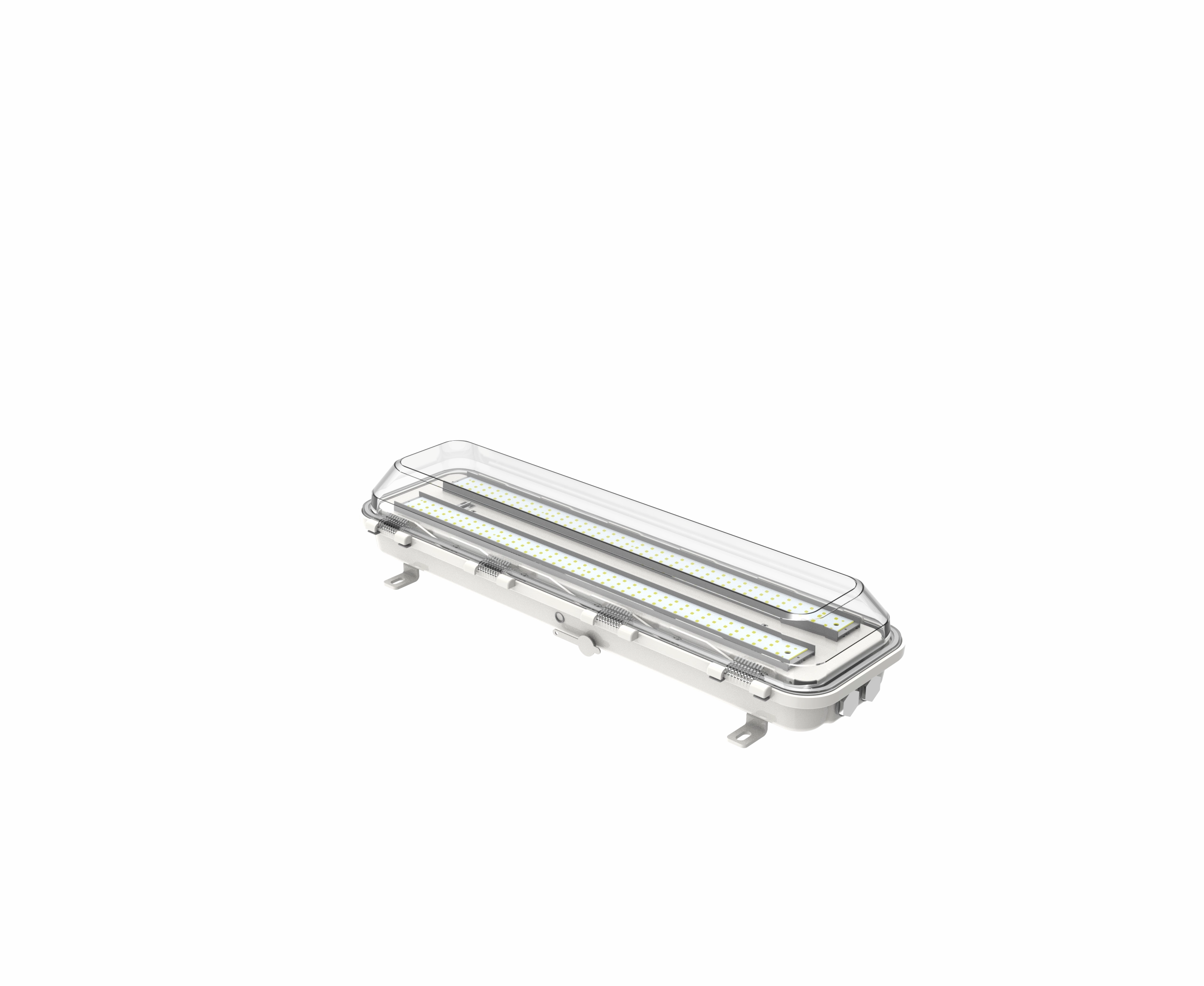 2FT LED Linear Explosion Proof Light, Class 1 Division 2, 4200 Lumens, 30W, 5000K, 120 Degree Beam Angle , 100-277V