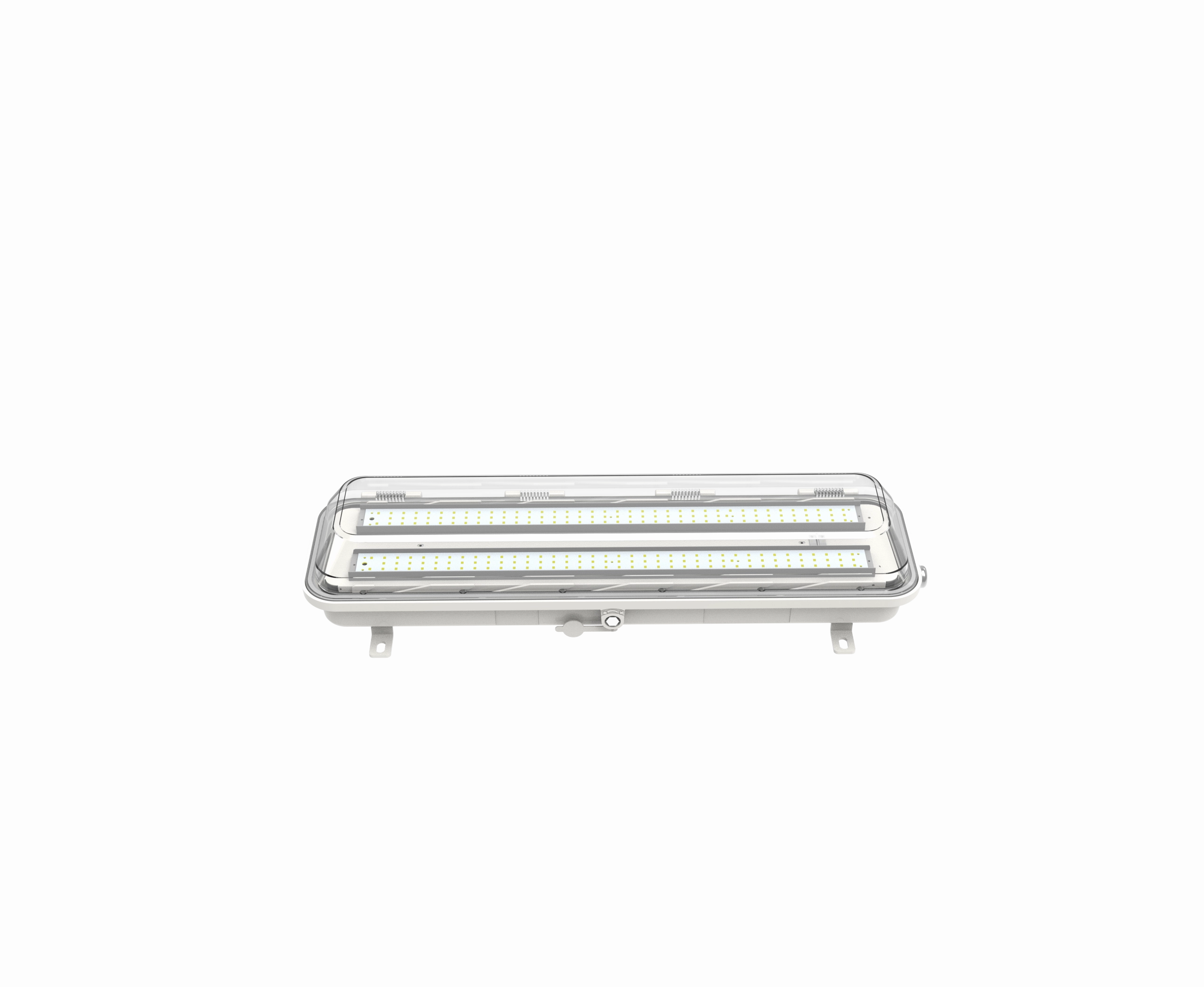 2FT LED Linear Explosion Proof Light, Class 1 Division 2, 4200 Lumens, 30W, 5000K, 120 Degree Beam Angle , 100-277V