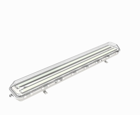 4FT LED Linear Explosion Proof Light, Class 1 Division 2, 7000 Lumens, 50W, 5000K, Beam Angle 120 degree, 100-277V, R Series