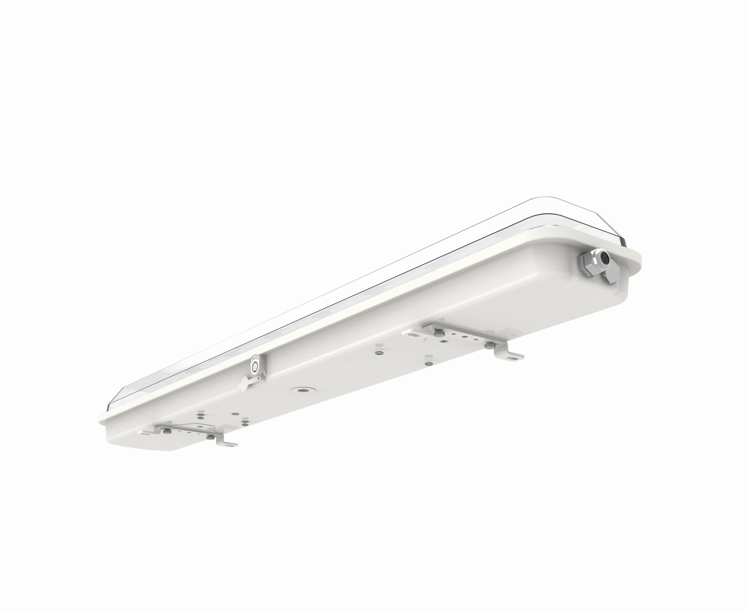 4FT LED Linear Explosion Proof Light, Class 1 Division 2, 7000 Lumens, 50W, 5000K, Beam Angle 120 degree, 100-277V, R Series