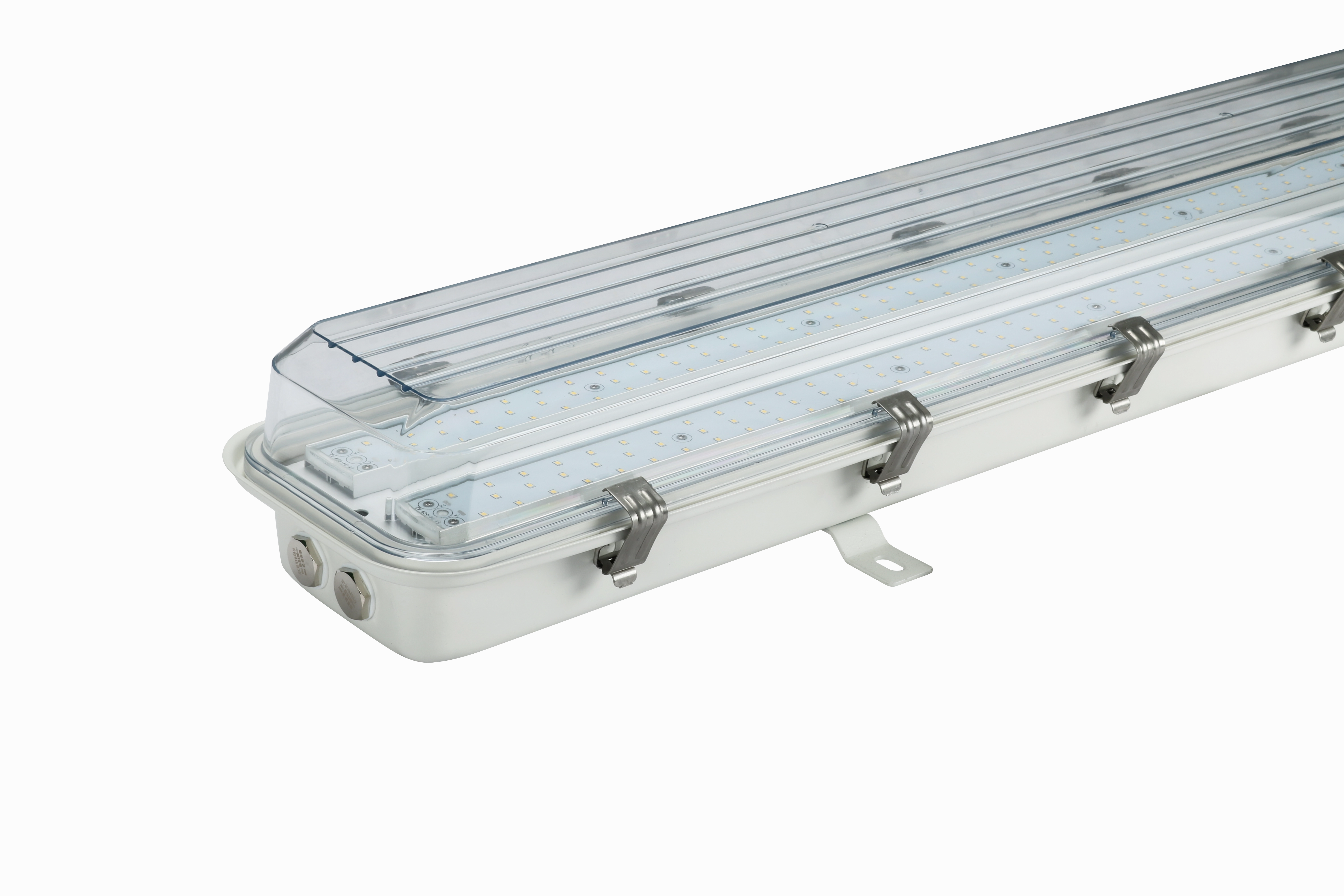 4FT LED Linear Explosion Proof Light, Class 1 Division 2, 8400 Lumens, 60W, 5000K, Beam Angle 120 degree, 100-277V