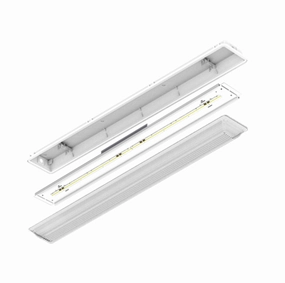4FT LED Vapor Tight Retrofit Kit, 3,986 Lumens, 25W, 3000K, 3500K, 4000K, or 5000K, 120-277V