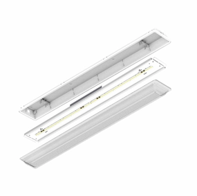 4FT LED Vapor Tight Retrofit Kit, 6,676 Lumens, 48W, 3000K, 3500K, 4000K, or 5000K, 120-277V