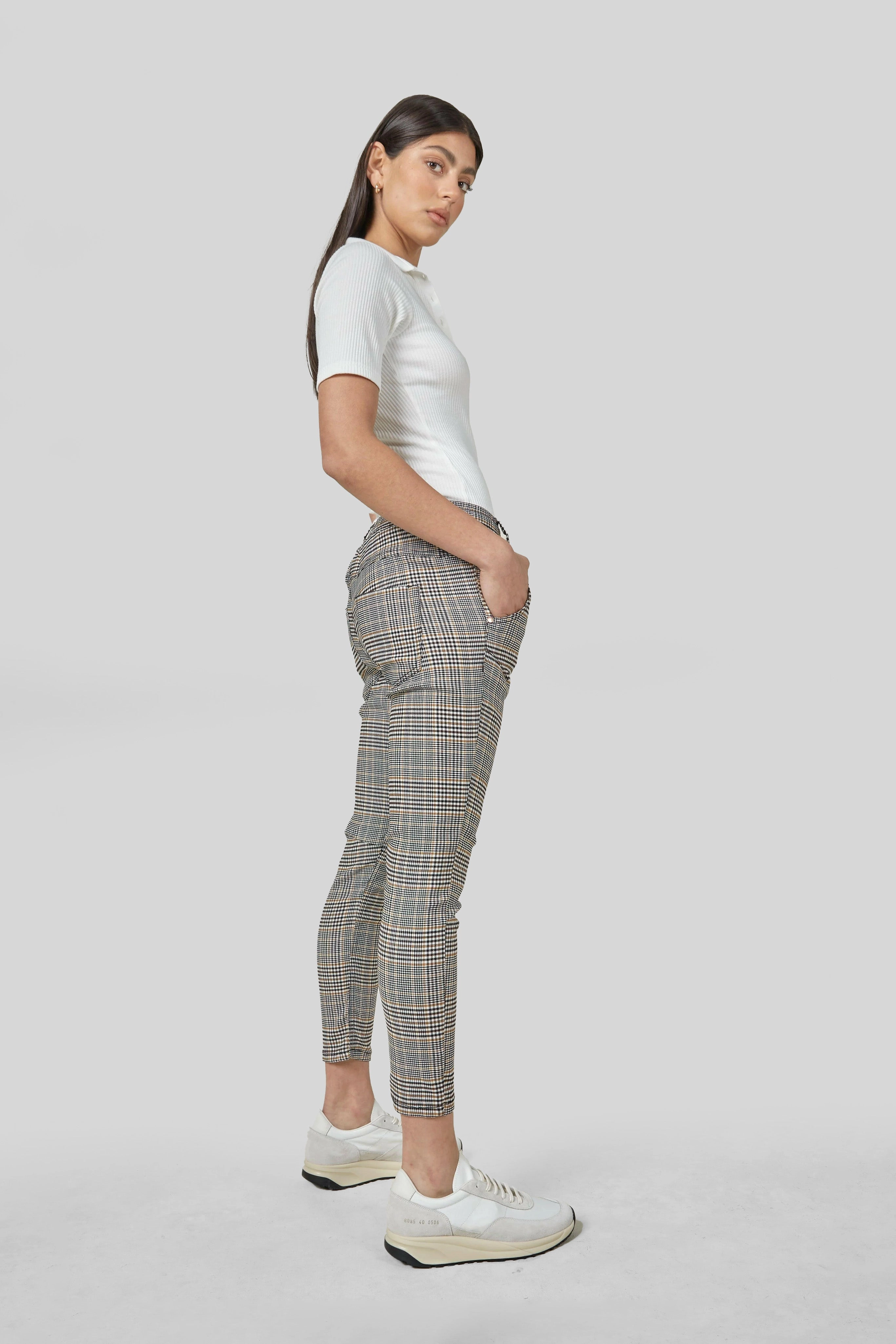 Active Fennel Check Jeans