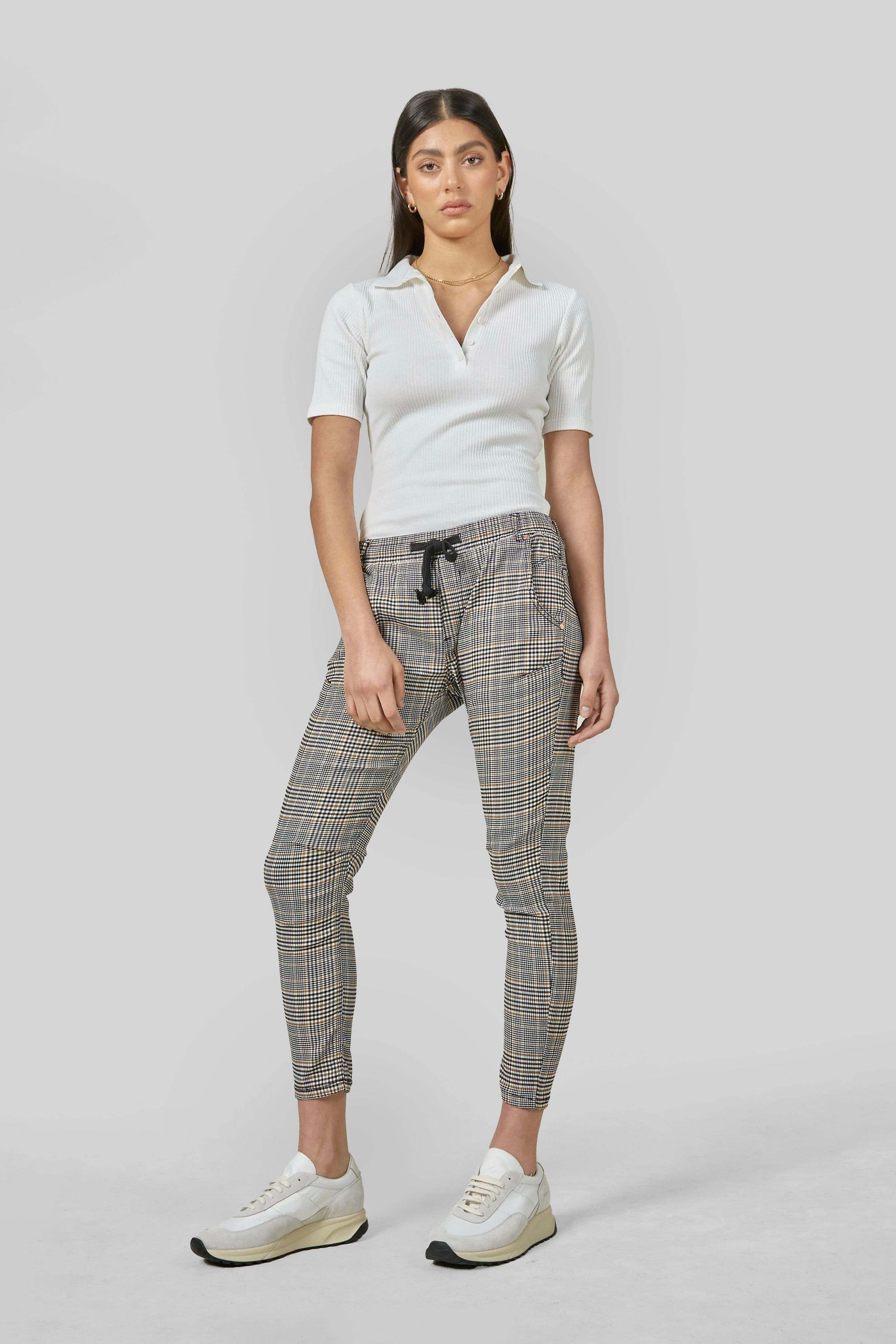 Active Fennel Check Jeans