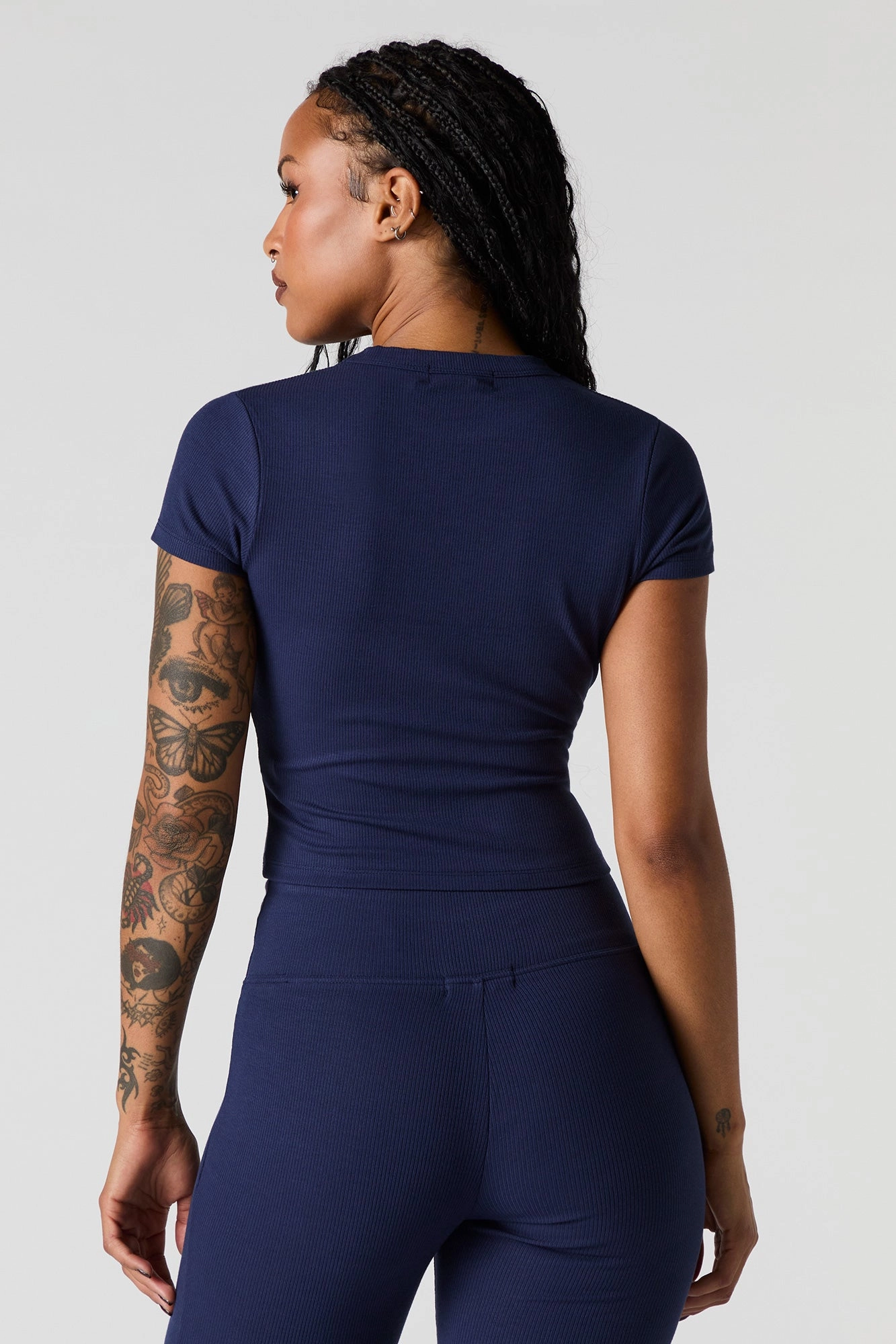 Active Soft Ribbed T-Shirt