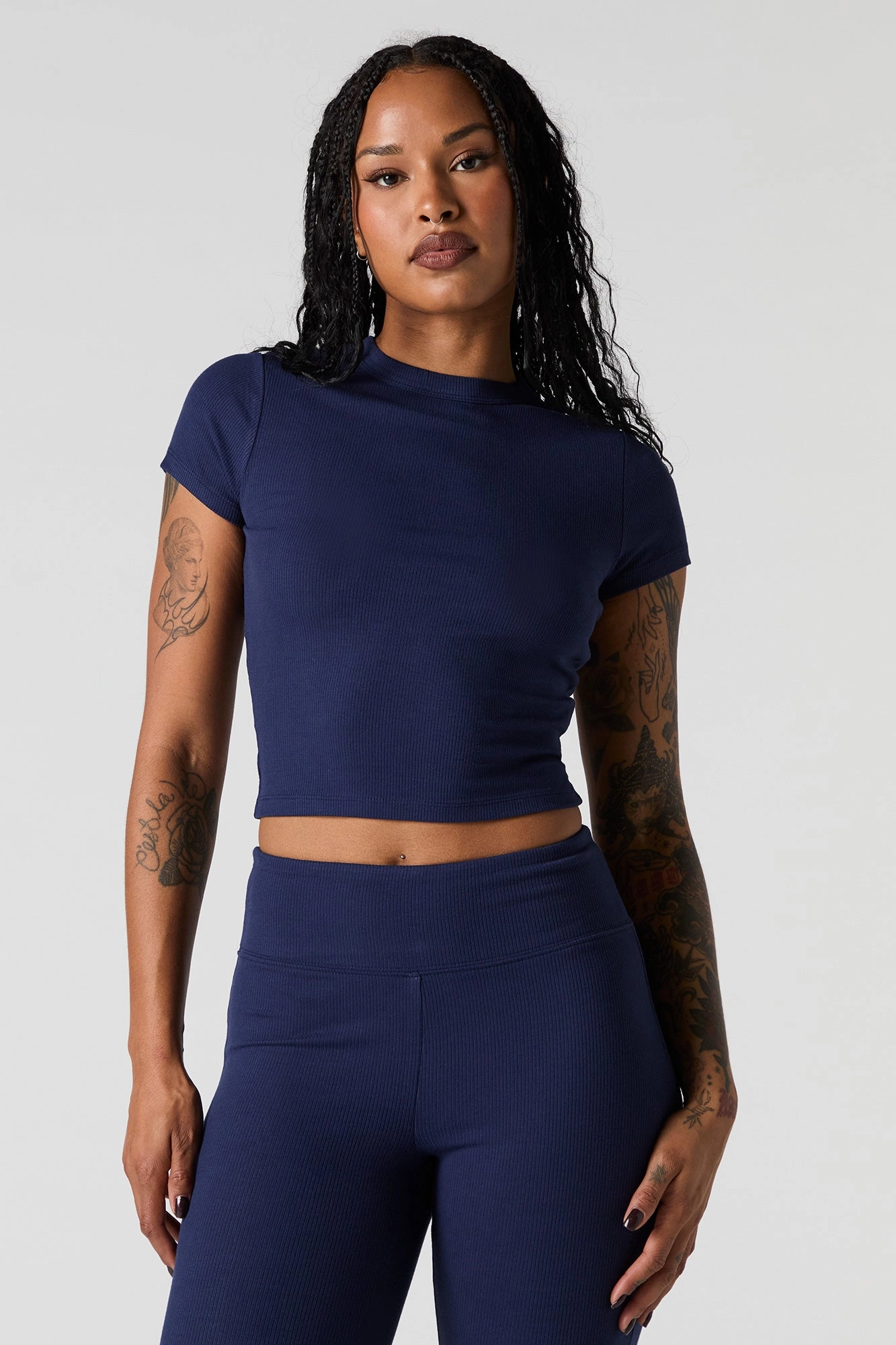 Active Soft Ribbed T-Shirt