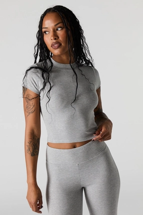 Active Soft Ribbed T-Shirt