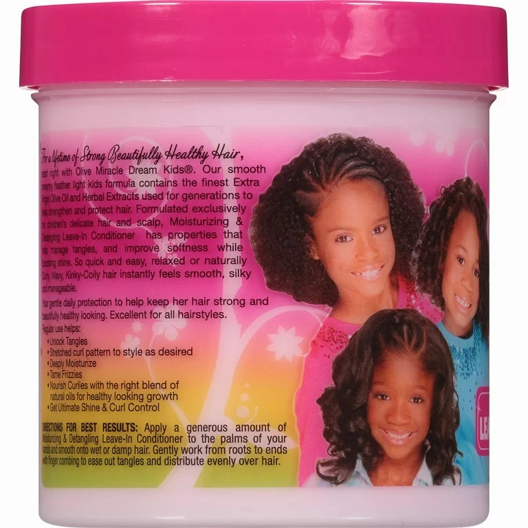 African Pride Dream Kids Olive Miracle Detangling Moisture Leave-in Conditioner- 15 oz