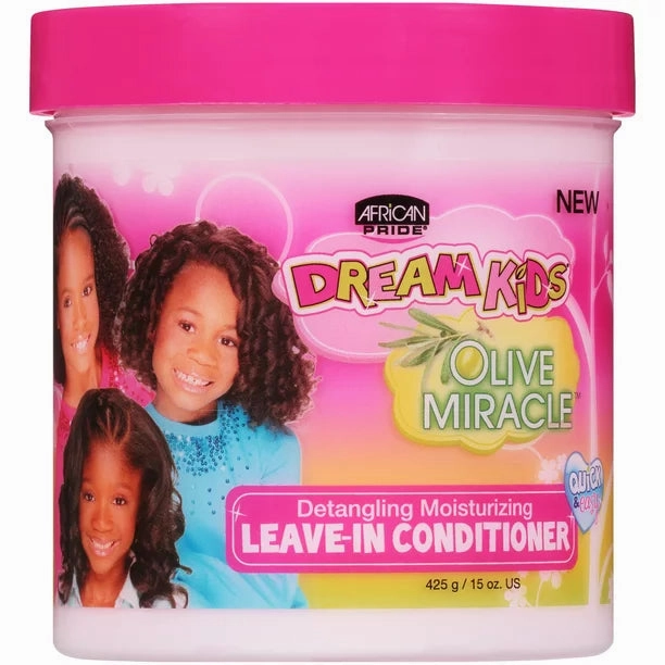 African Pride Dream Kids Olive Miracle Detangling Moisture Leave-in Conditioner- 15 oz