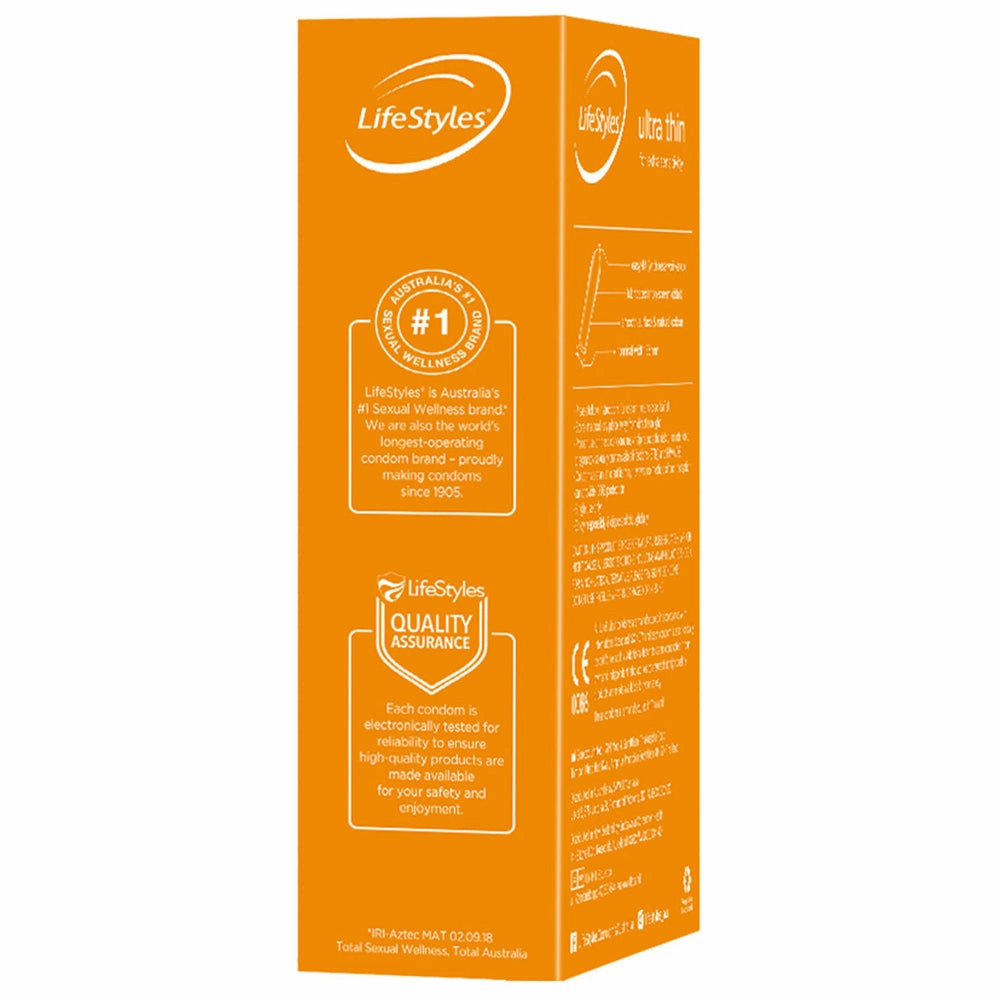 Ansell LifeStyles Ultra-Thin Latex Condoms