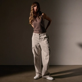 Army Cotton Slub Cargo Pant - Salt Pigment