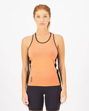Bella Merino Tank - Punch / Black