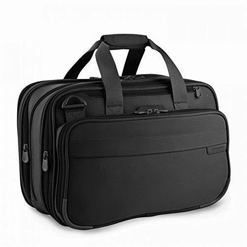 Briggs & Riley Baseline 2-Piece Set: Carry-On Wheeled Garment Bag & Exp Cabin Bag