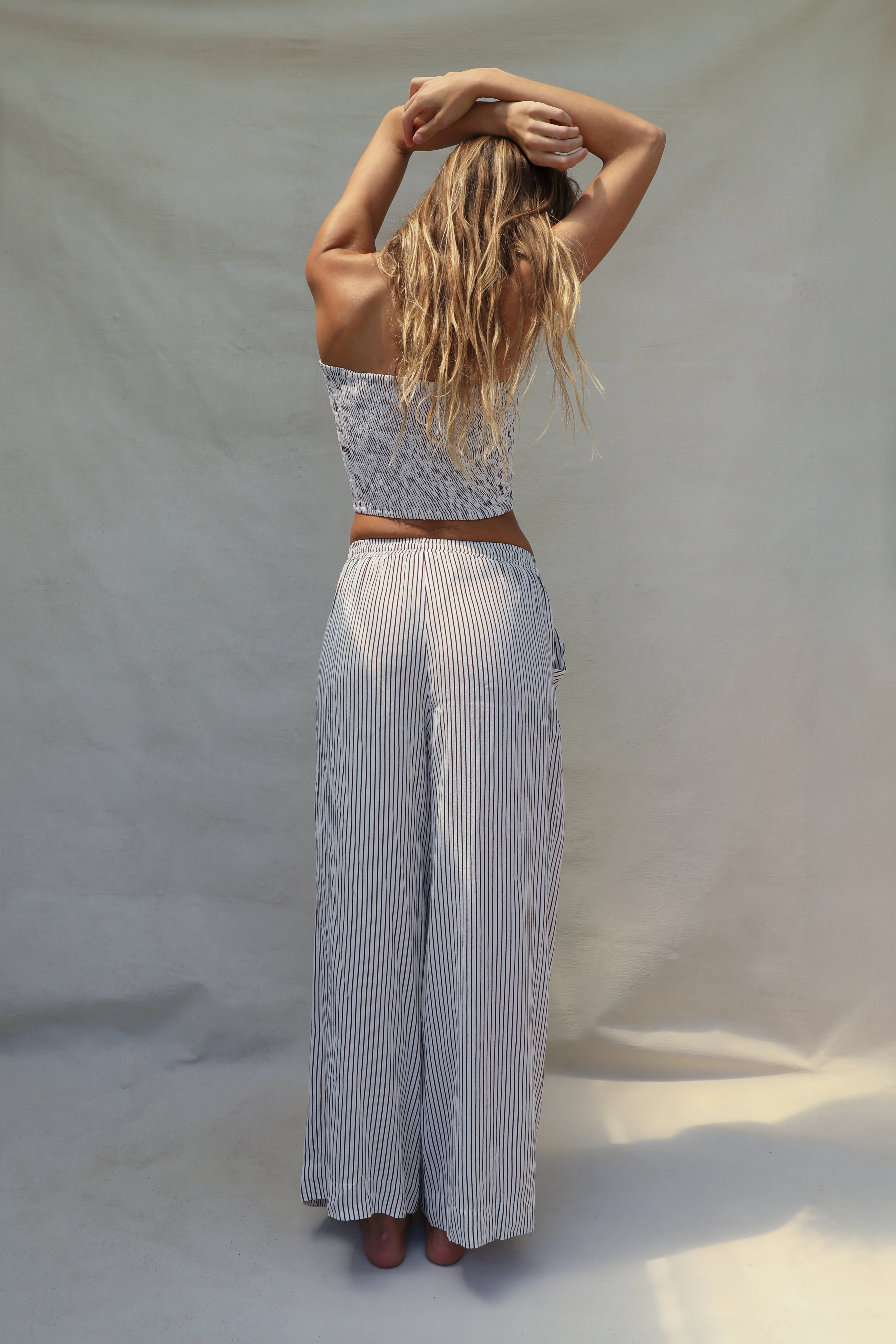 Bruna Pant - Chocolate Stripe