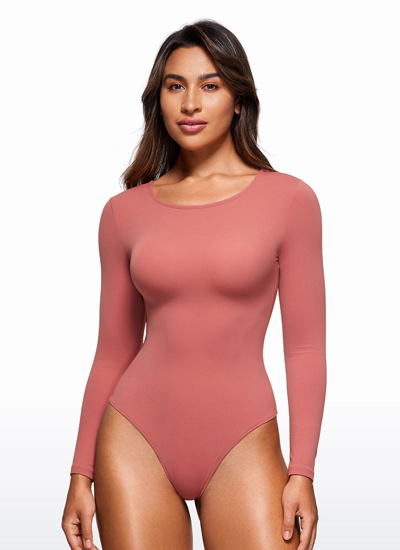 Butterluxe Long Sleeve  Crew Neck Bodysuits