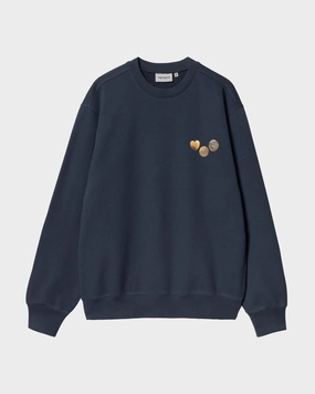 Button Sweatshirt | Blue
