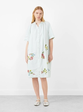 Calamus Dress Gooseberry Garden Ciel Blue