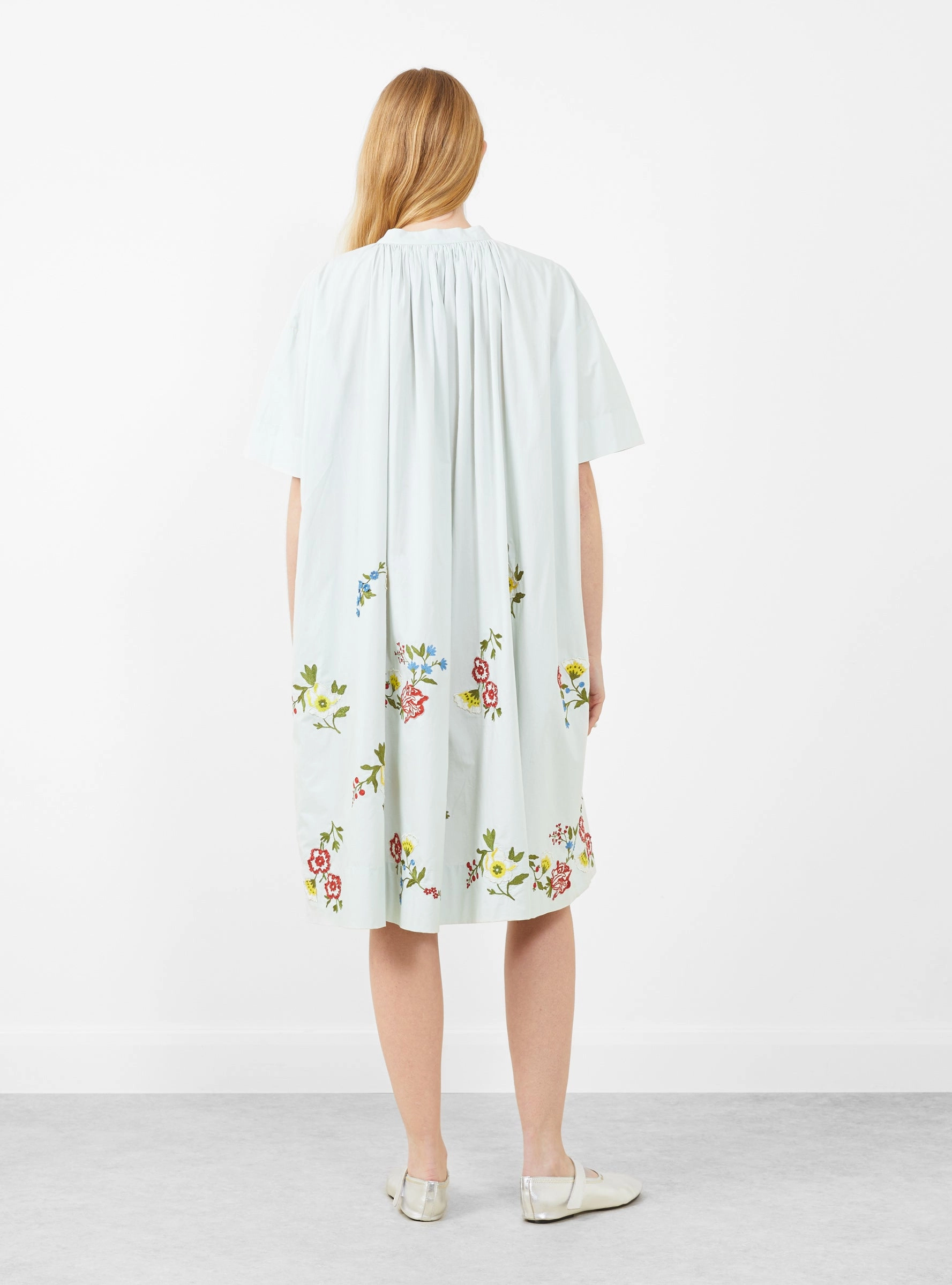 Calamus Dress Gooseberry Garden Ciel Blue