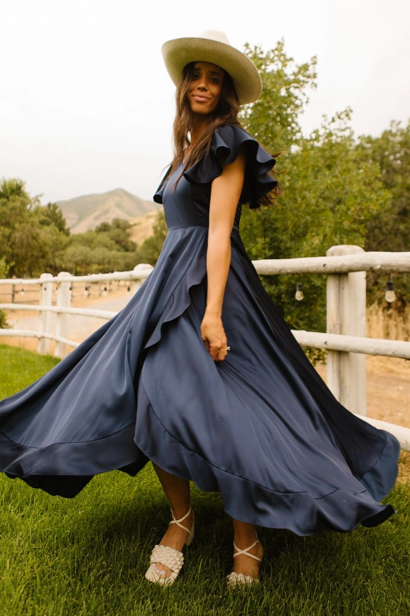 Callie Dress in Navy - FINAL SALE