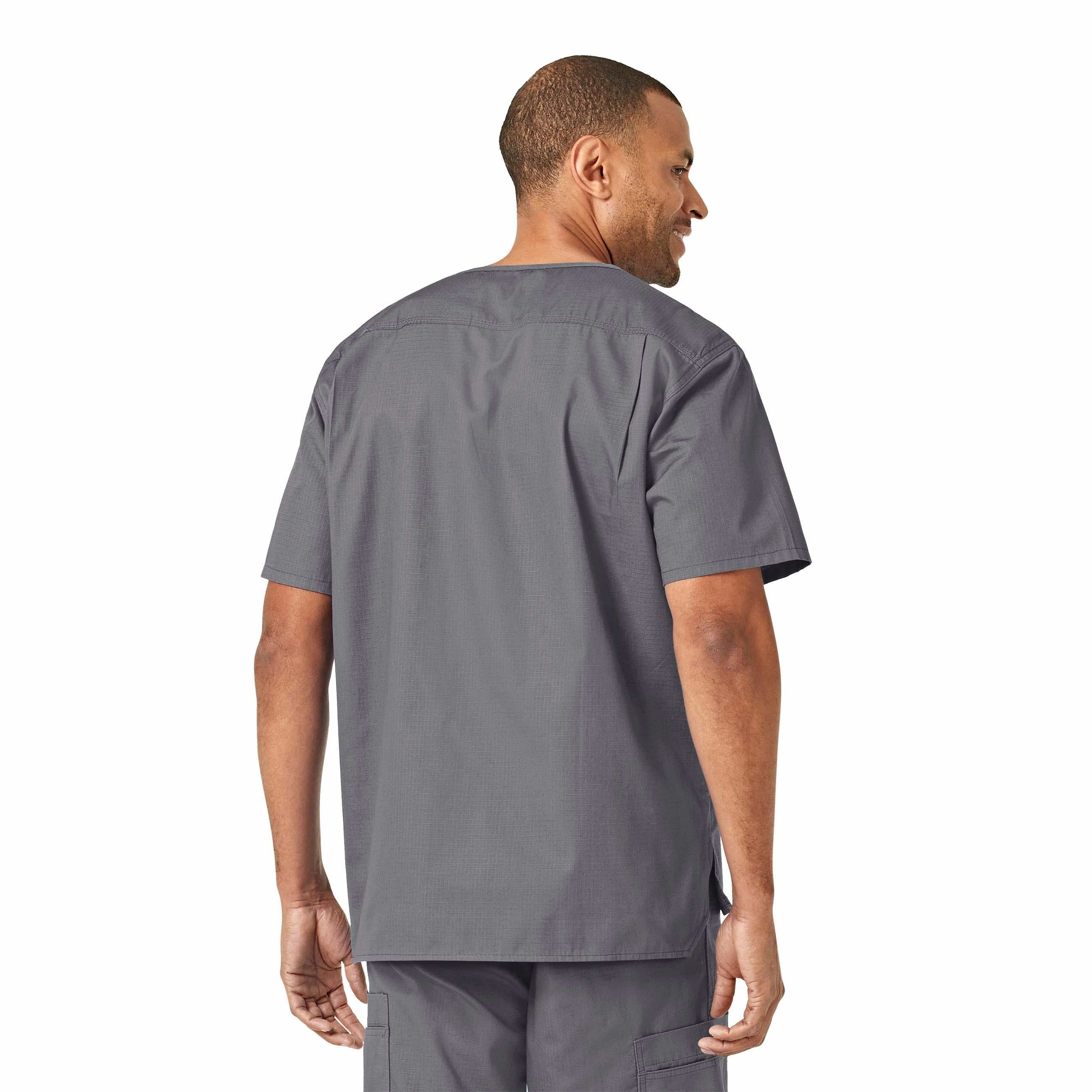 Carhartt Ripstop Men's Utility Scrub Top - Pewter