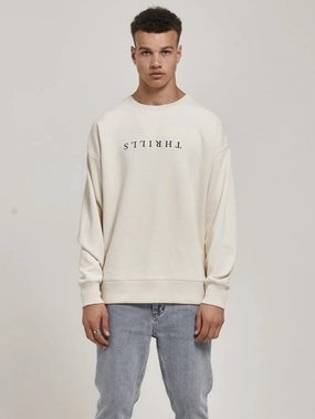 Chariot Embro Crew Neck Fleece - Unbleached