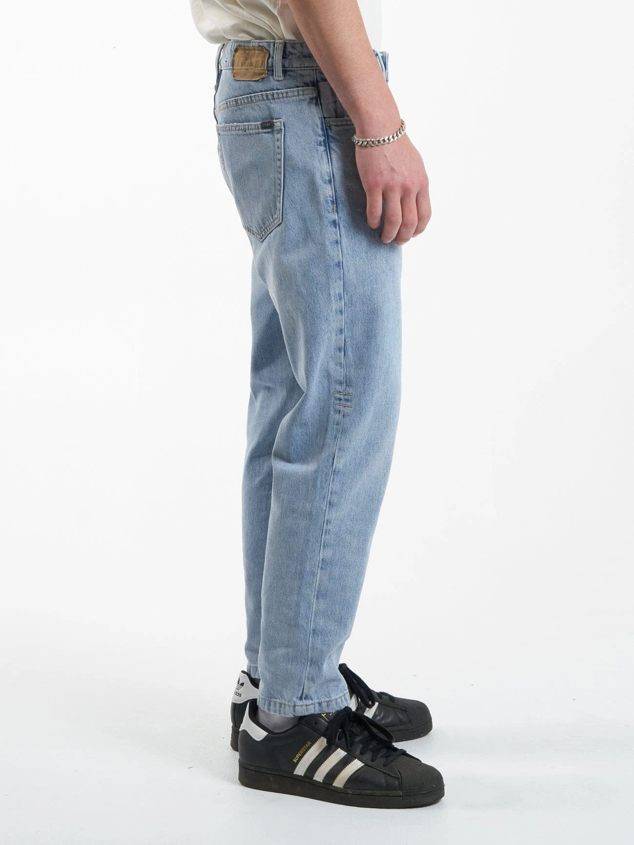 Chopped Straight Cropped Denim Jean - Endless Blue