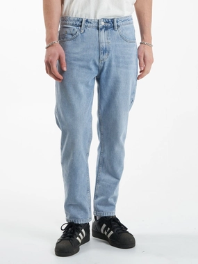 Chopped Straight Cropped Denim Jean - Endless Blue