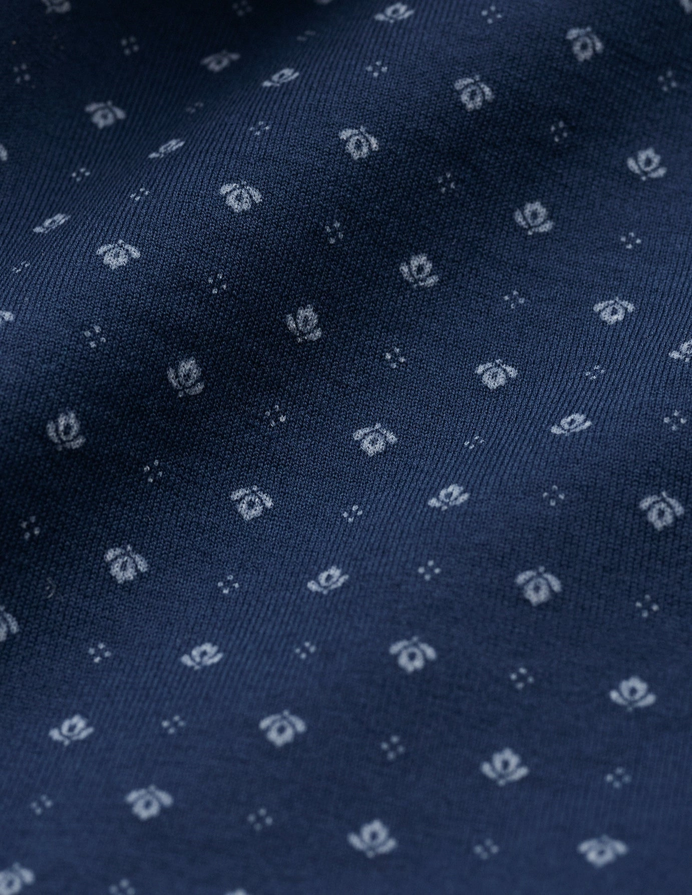 Classic Short Sleeve Shirt Lotus Navy