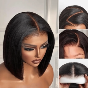 Crazy Wednesday | Luvme All-Day Comfort™ Wig Silky Blunt Cut Bob Glueless 7x6 Closure HD Lace Wig Pre-Cut Lace