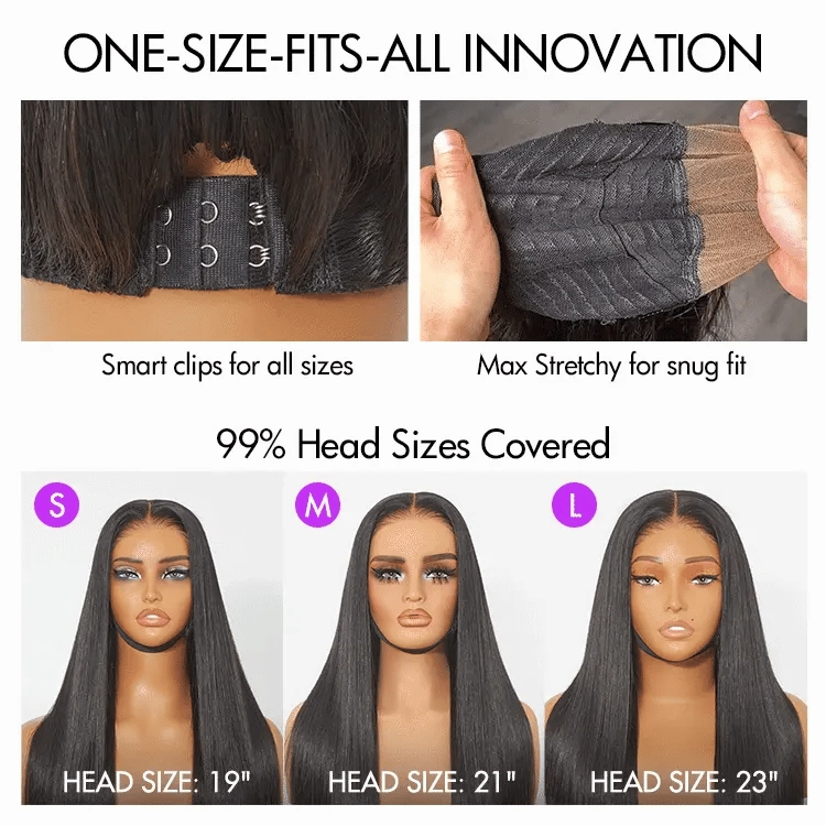 Crazy Wednesday | Luvme All-Day Comfort™ Wig Silky Blunt Cut Bob Glueless 7x6 Closure HD Lace Wig Pre-Cut Lace
