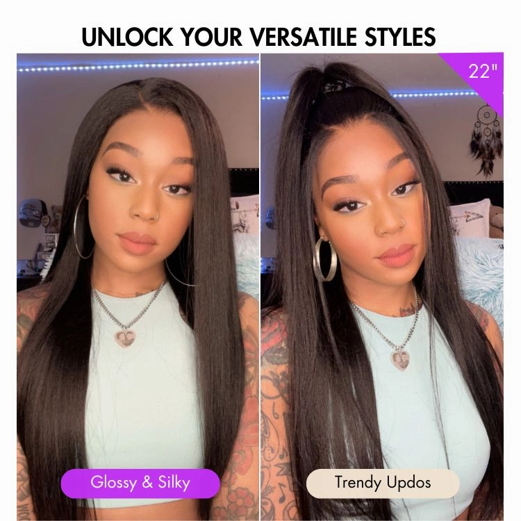 Crazy Wednesday | Luvme Hair PartingMax Glueless Wig Ready to Go Silky Straight 7x6 Closure HD Lace Pre Plucked & Bleached Breathable Cap