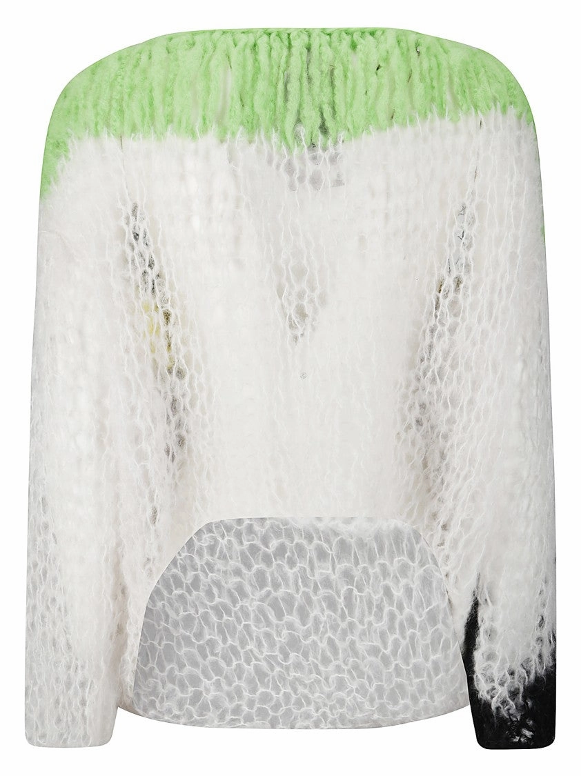 Crew Neck Mohair Sweater