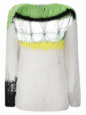 Crew Neck Mohair Sweater