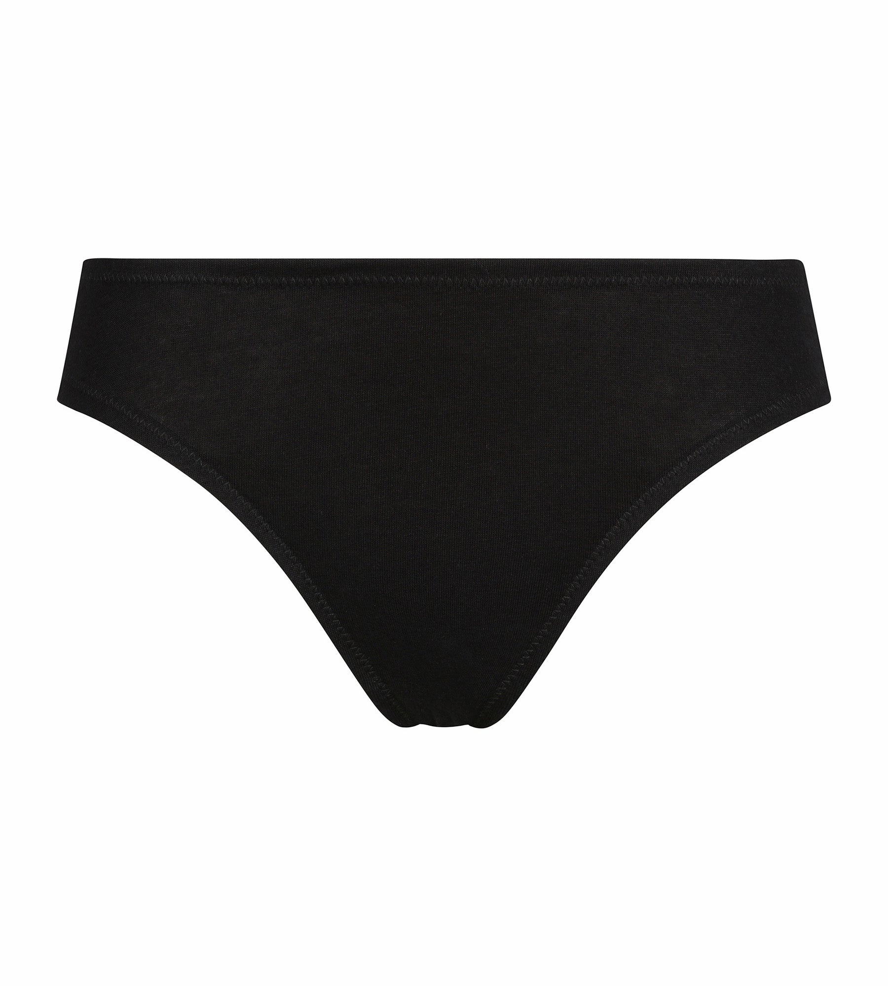 Culotte midi pour femme en coton Noir Dim Daily