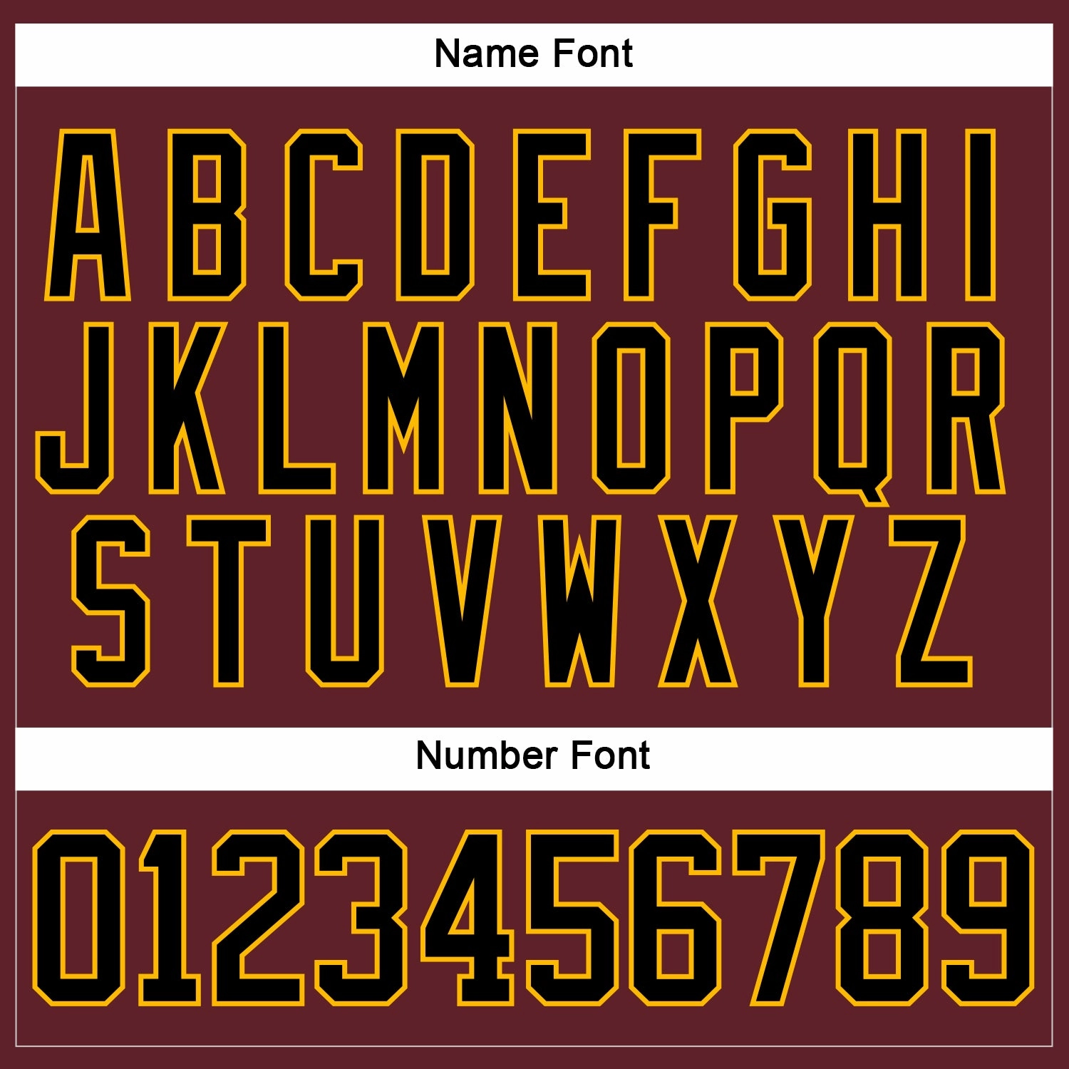 Custom Burgundy Black-Gold Hockey Jersey