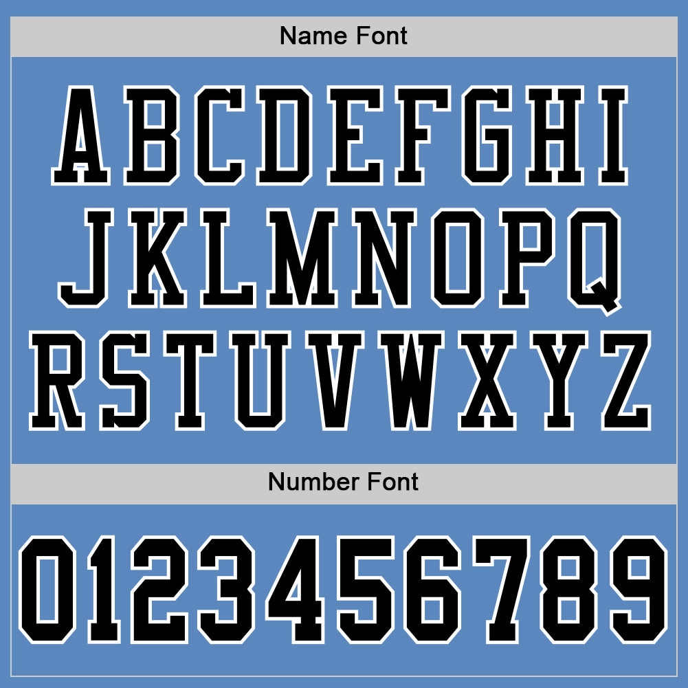 Custom Light Blue Black-White Mesh Authentic Football Jersey