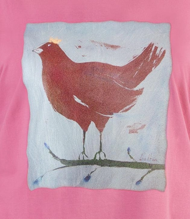 Designer Graphic 3/4 Sleeve V-Neck Tunic Royal Highness