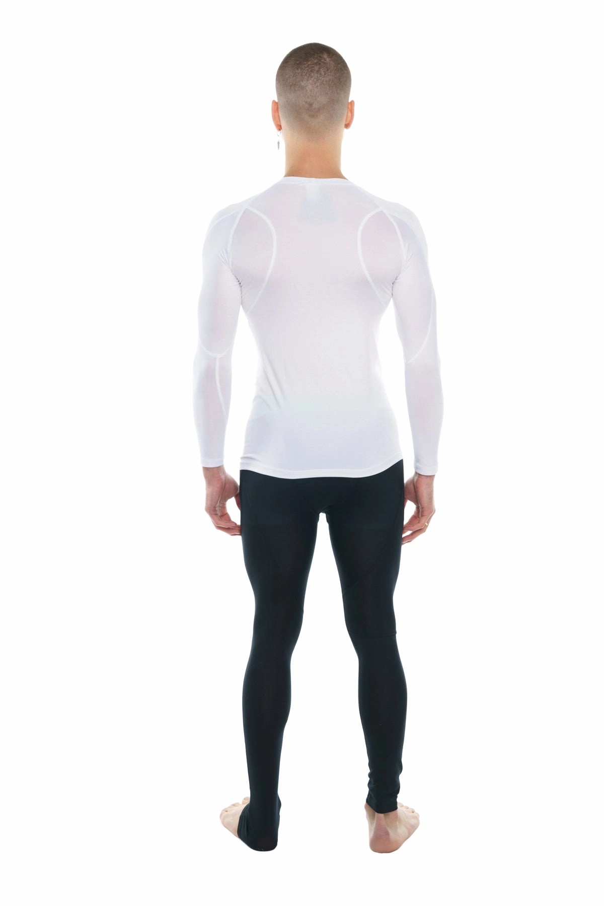 Designer Raglan Crew-Neck Tee - Long Sleeve (Arctic White)