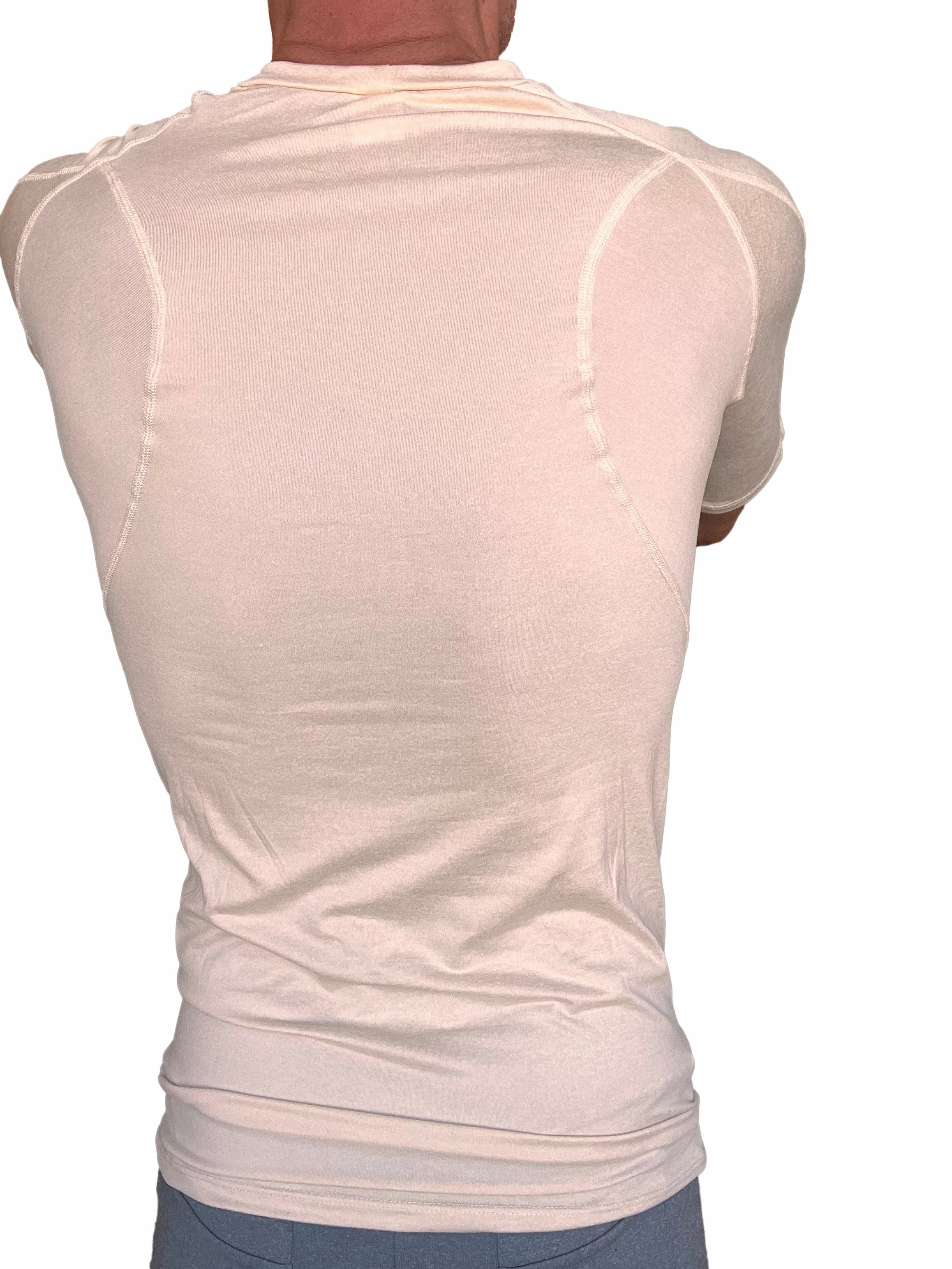 Designer Raglan Crew-Neck Tee (Sand Beige)