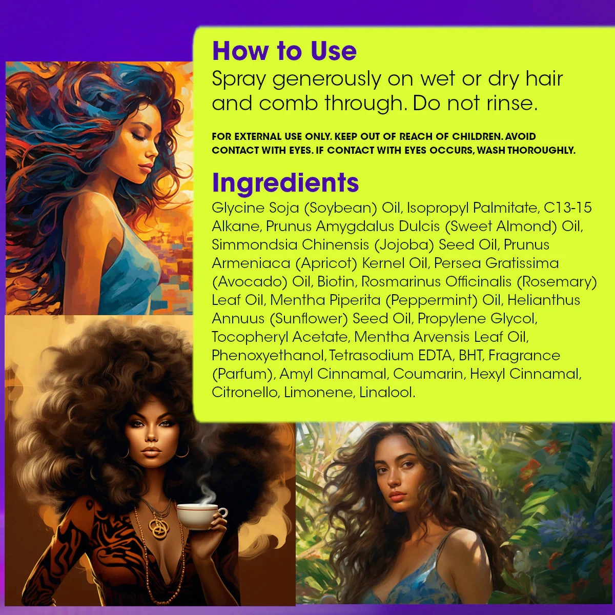 Difeel Root Repair & Growth Conditioning Leave-In Spray with Biotin & Rosemary Oil - 8 oz