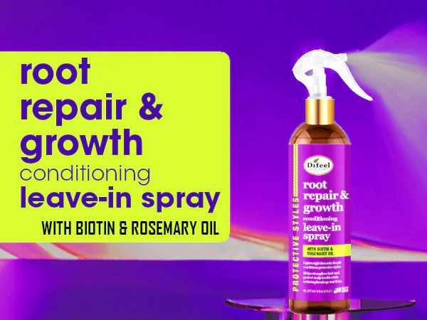 Difeel Root Repair & Growth Conditioning Leave-In Spray with Biotin & Rosemary Oil - 8 oz