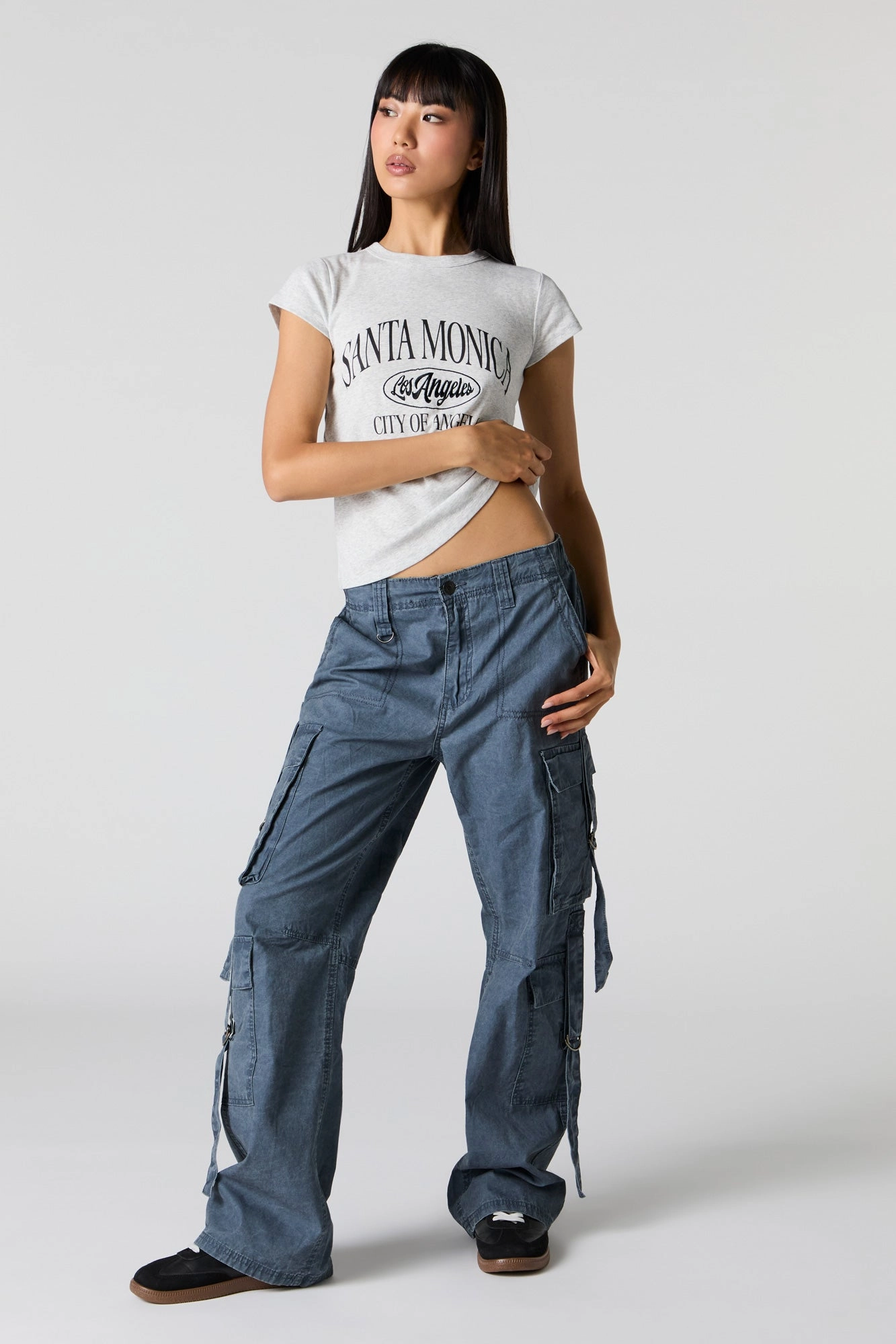 Embroidered Fitted T-Shirt