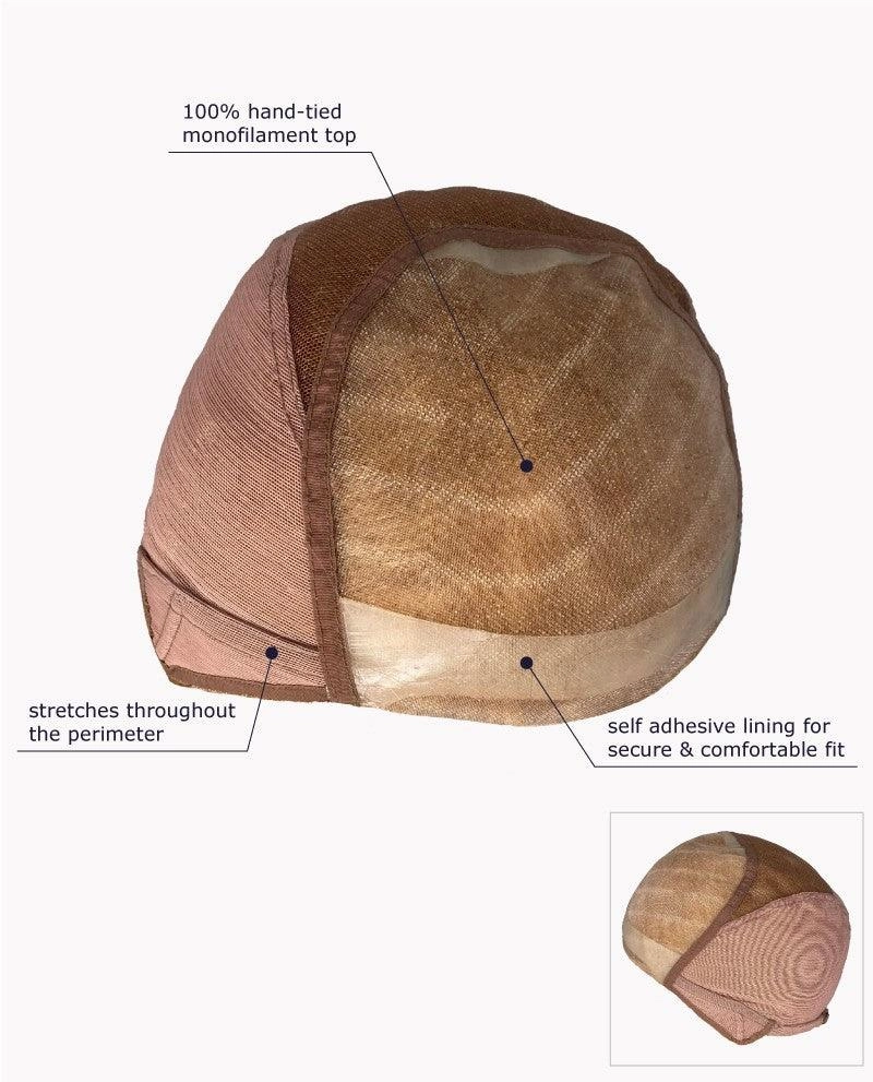 Emmeline Hairpiece by Estetica Designs | Remy Human Hair (Mono Top)