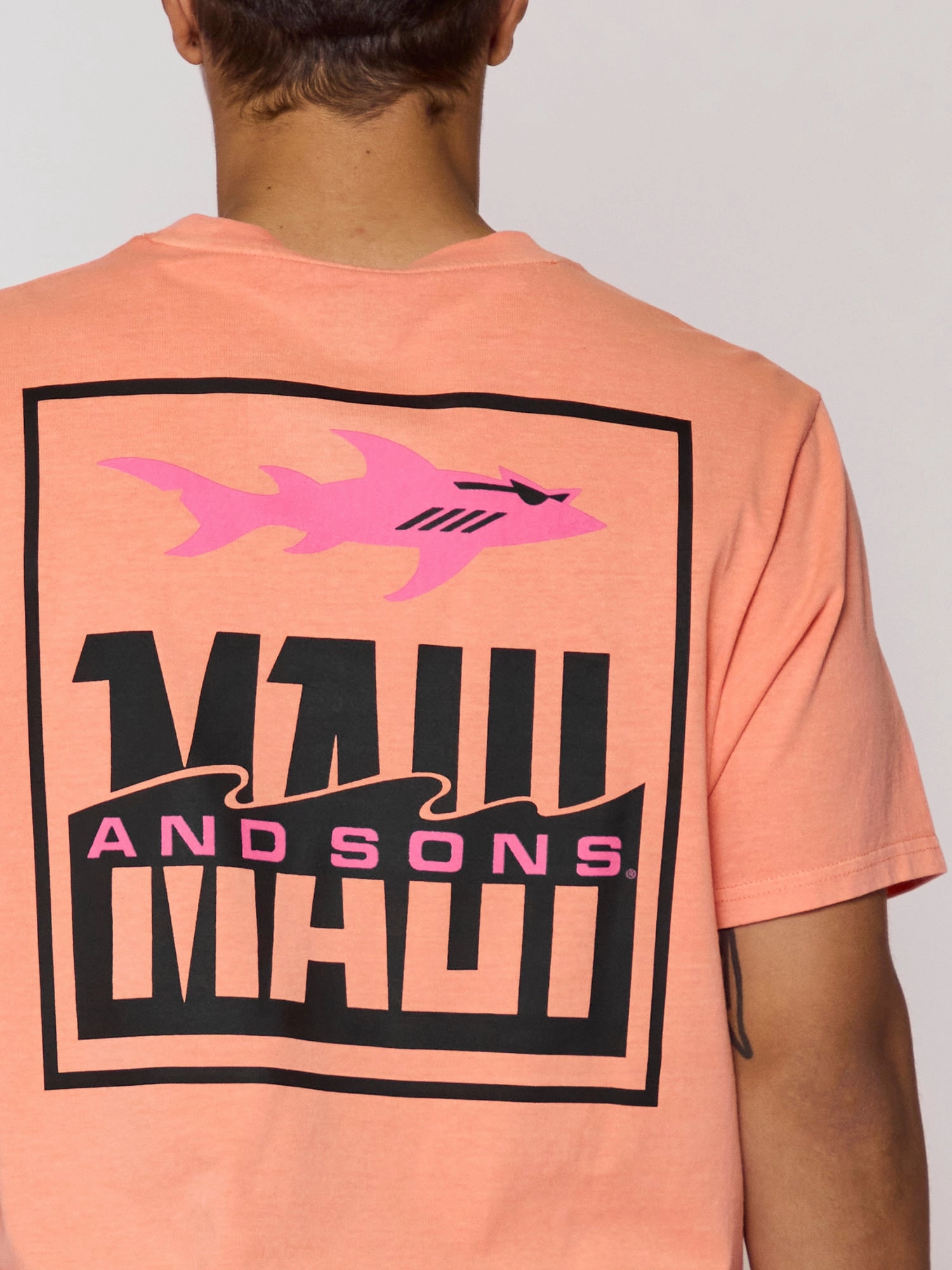 Fish Out Of Water T-Shirt in Tangerine
