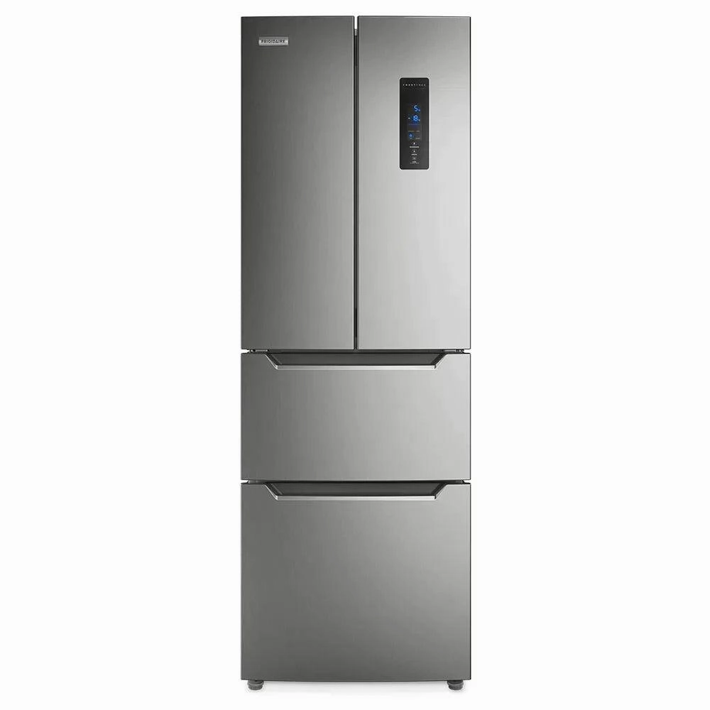 Frigidaire 11.6 Cu. Ft. 4 Doors Top-Freezer Refrigerator, Brushed Steel